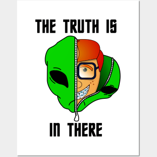 The truth is in there - nerd in alien Posters and Art